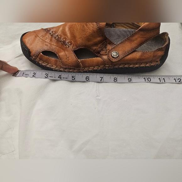 Men’s HSY Fashion Closed Toe Sandals Handcrafted with Rubber outer soles Size 12 - Picture 9 of 9